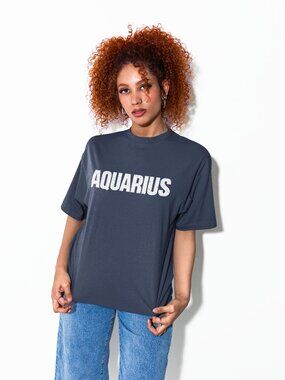 Aquarius Zodiac Sign Shirt, Astrology Symbol Tee, Zodiac Gift, Unisex